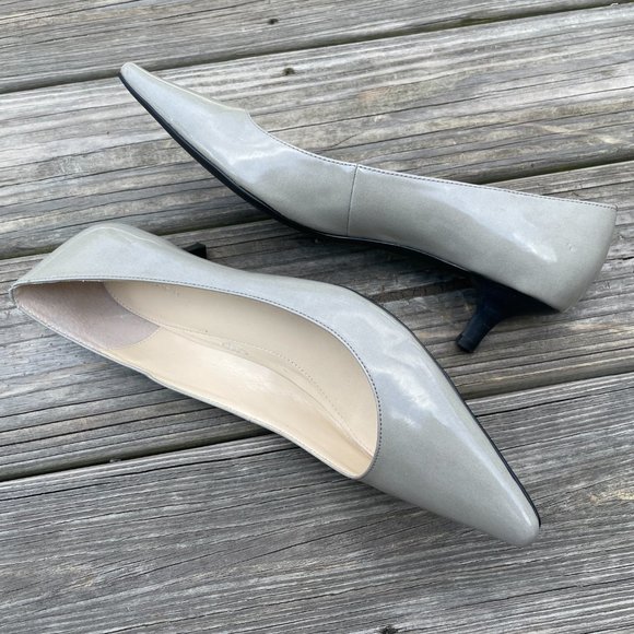 Calvin Klein Women Heel Pump DARA Ladies Patent Le - Picture 3 of 12